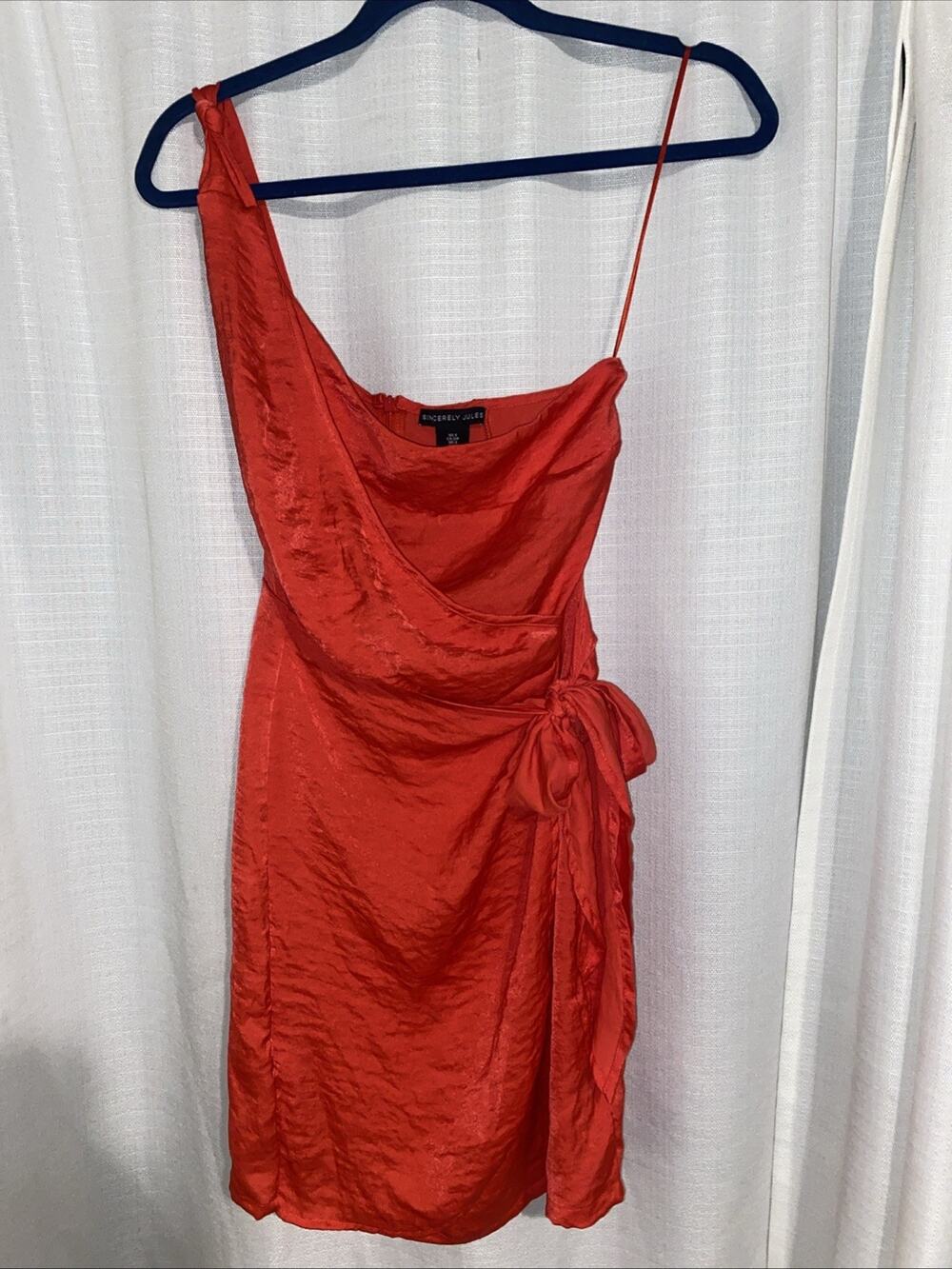 Sincerely Jules Small Red Midi Dress Clubbing Elegant
